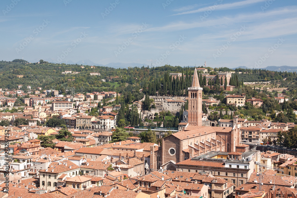 Cityscape View Verona Italy