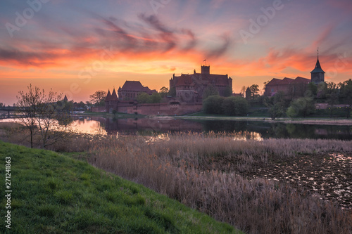 Teutonic castle in Malbork, Pomorskie, Poland
