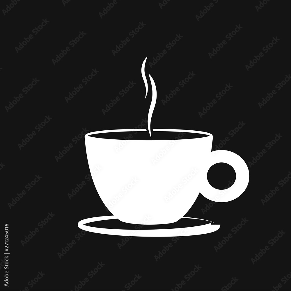 Obraz premium Tea icon vector sign symbol for design