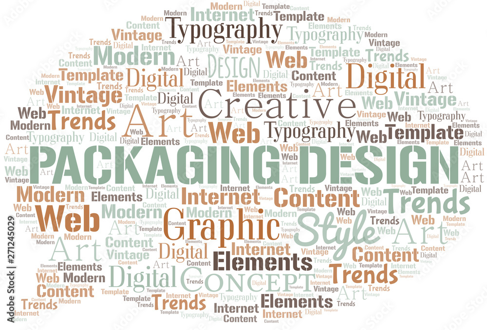Packaging Design word cloud. Wordcloud made with text only. Packaging Design word cloud. Wordcloud made with text only.