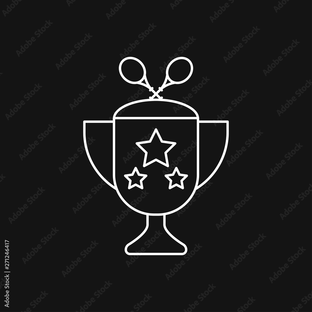 Tennis icon vector sign symbol for design Tennis icon vector sign symbol for design