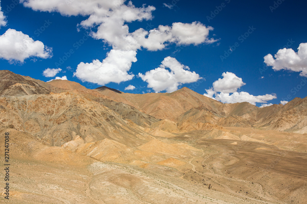 Arid mountain landscape in Ladakh