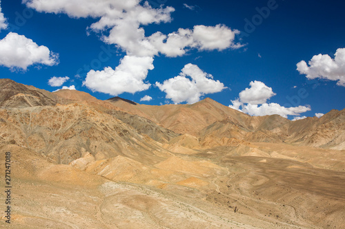 Arid mountain landscape in Ladakh