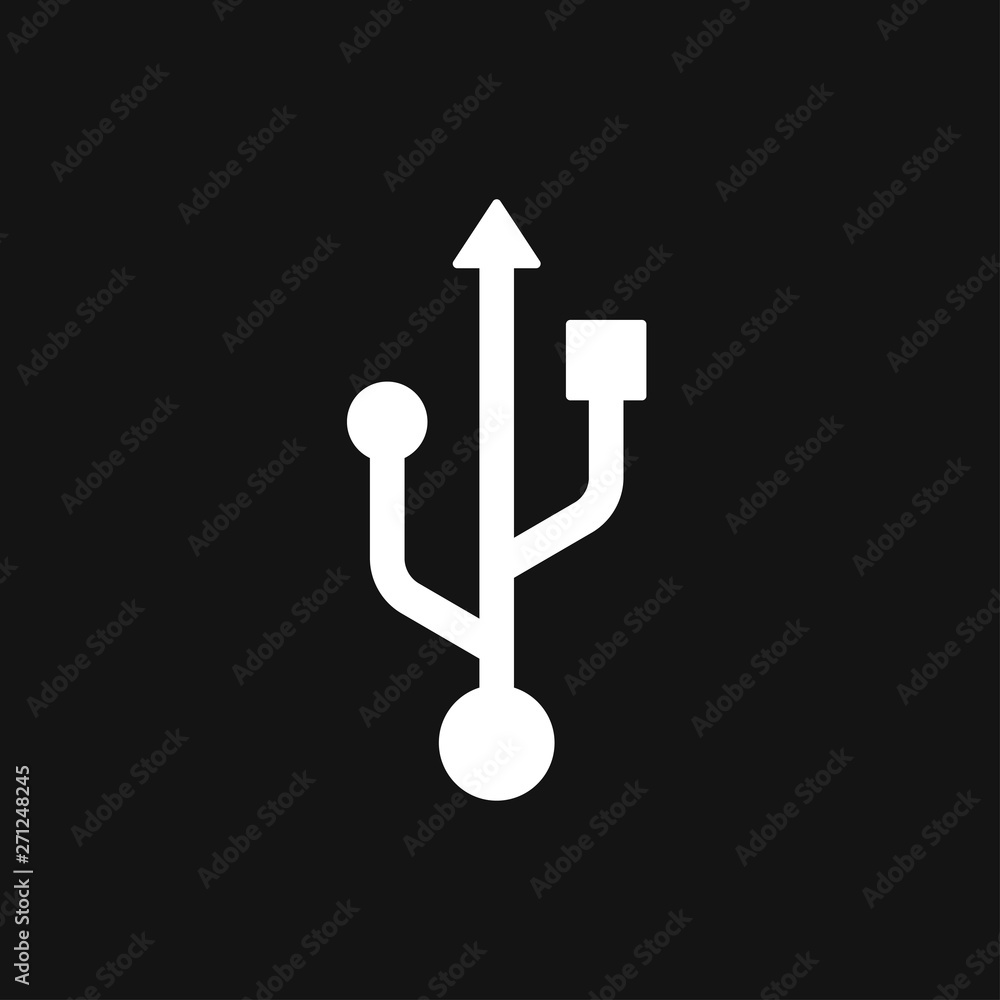 Usb icon vector sign symbol for design Usb icon vector sign symbol for design