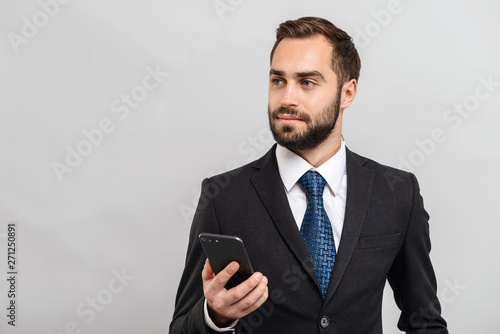 Attractive young businessman wearing suit © Drobot Dean