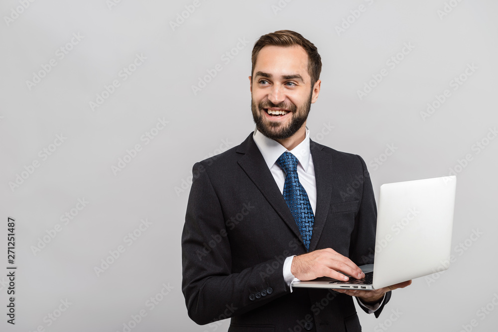 Attractive young businessman wearing suit Attractive young businessman wearing suit