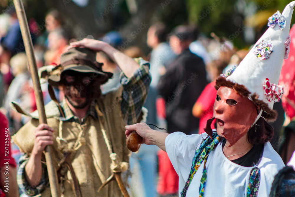 Iberian Mask Festival Parade in Lisbon