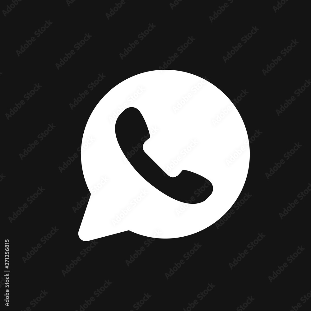 Telephone icon, Whatsapp icon vector sign symbol for design Telephone icon, Whatsapp icon vector sign symbol for design