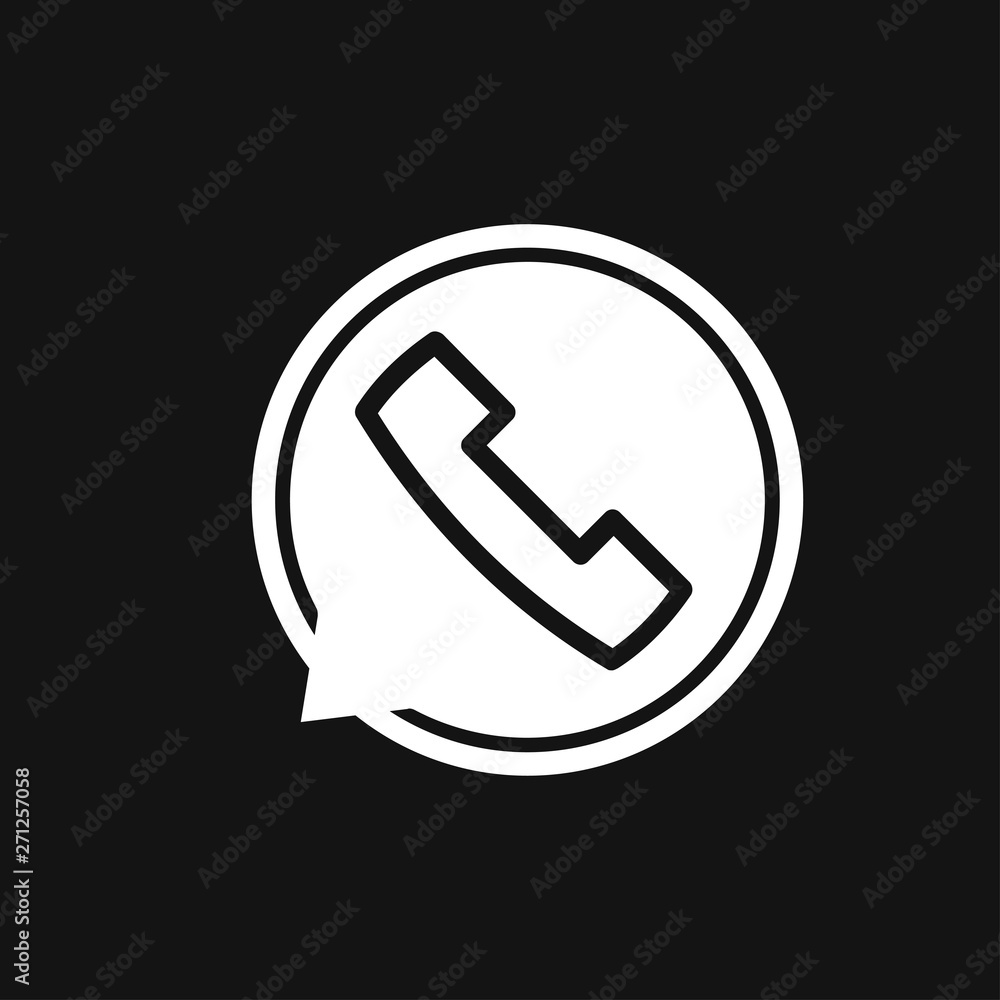 Telephone icon, Whatsapp icon vector sign symbol for design Telephone icon, Whatsapp icon vector sign symbol for design