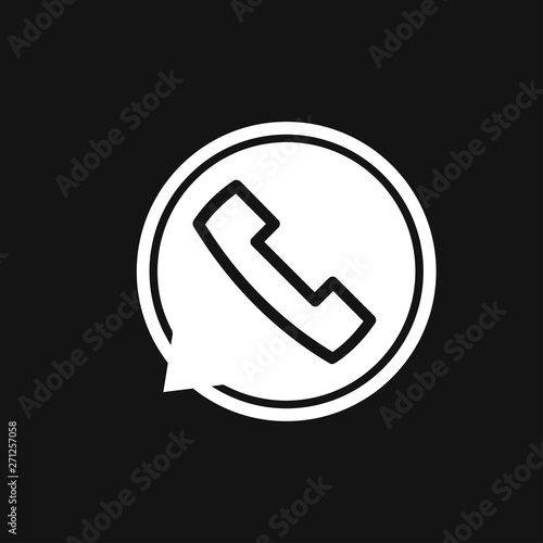 Telephone icon, Whatsapp icon vector sign symbol for design