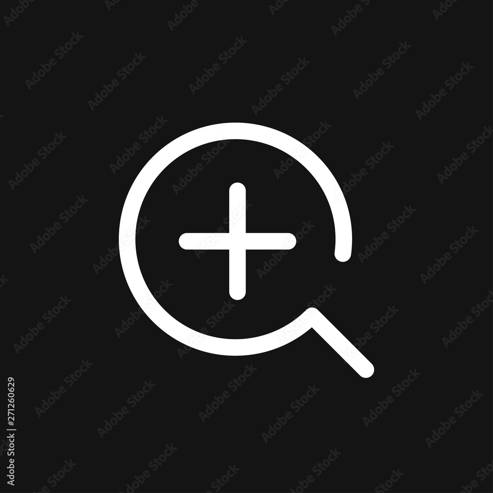 Zoom icon vector sign symbol for design Zoom icon vector sign symbol for design