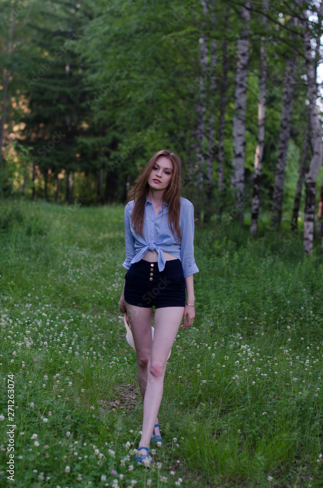 beautiful girl in the Park