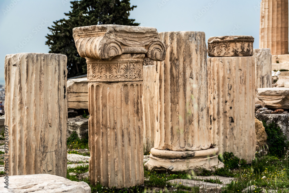 Fototapeta premium temples ruins of Ancient Greece civilization