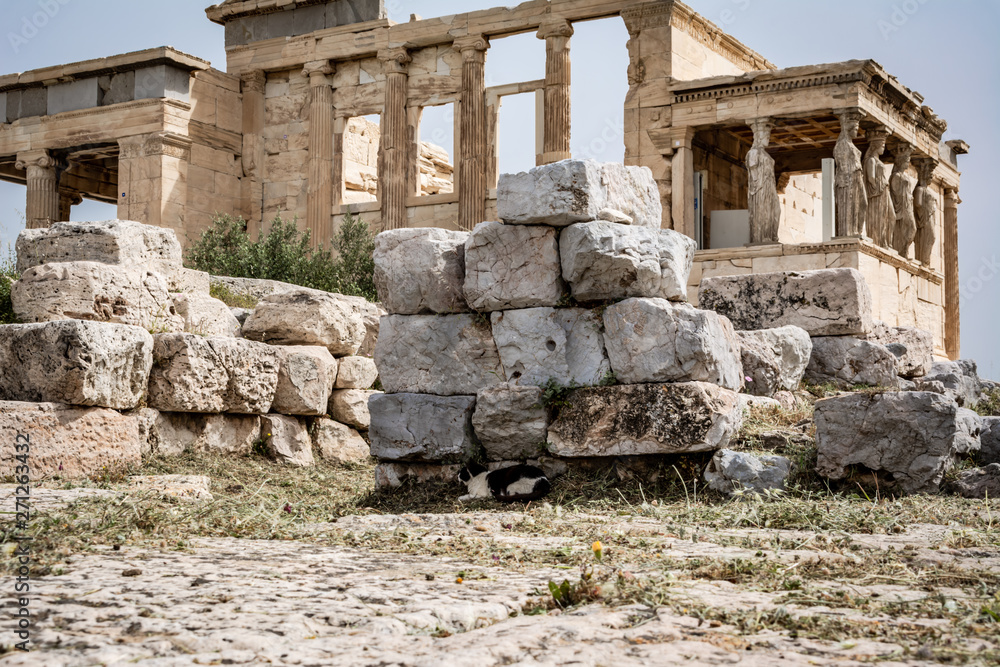 Fototapeta premium Temples ruins of Ancient Greece civilization