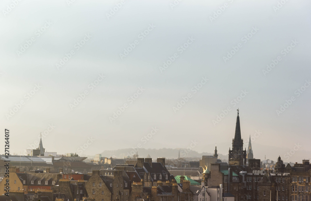 View of city of Edinburgh