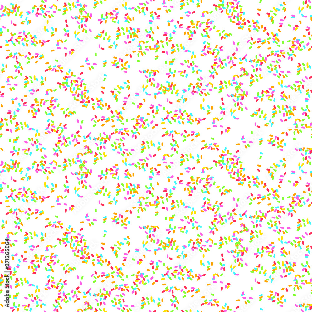 Seamless pattern with glaze sweet sprinkles. Candy bright sprinkles background vector. Seamless pattern with glaze sweet sprinkles. Candy bright sprinkles background vector.