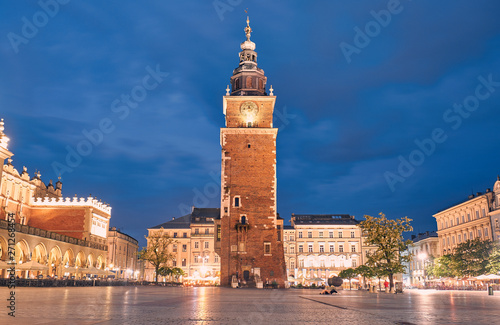 Town Hall Tower. Krakow, Poland.
