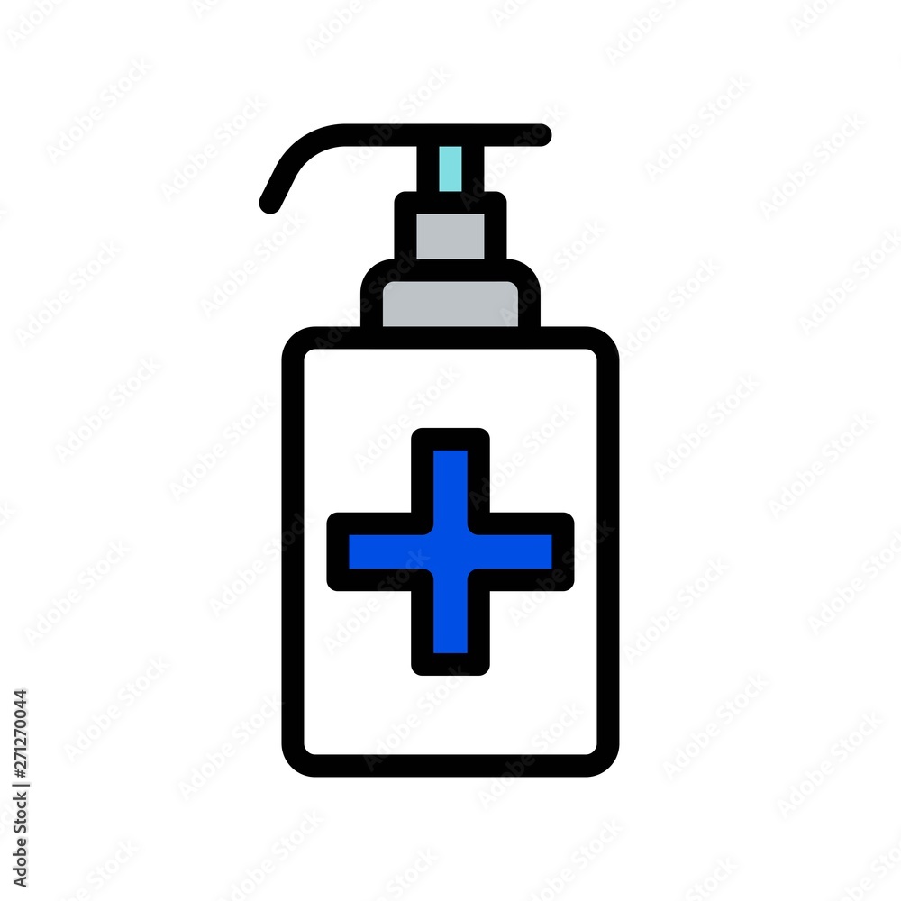 Hand sanitizer vector, Hygiene filled icon editable stroke Hand sanitizer vector, Hygiene filled icon editable stroke