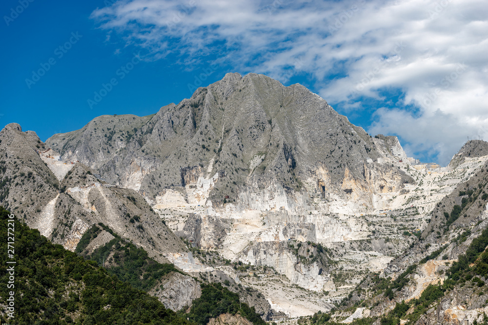 Apuan Alps Italy - Famous marble quarries of Carrara
