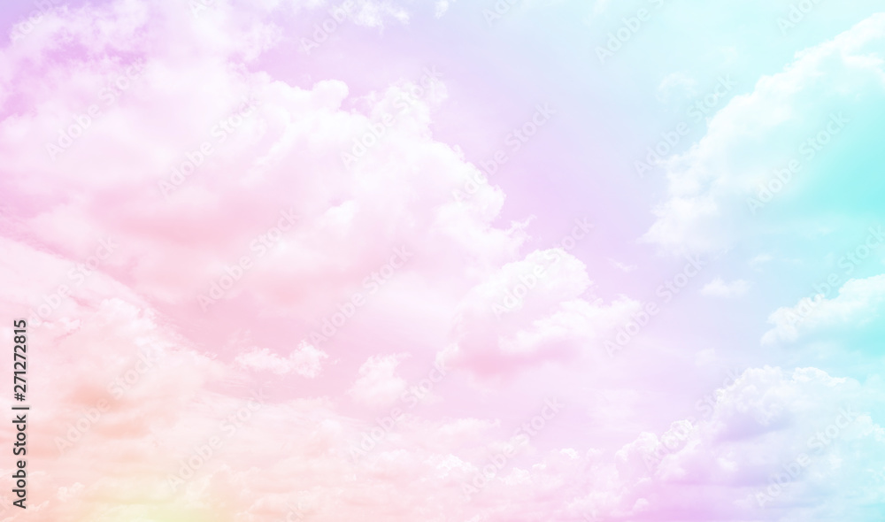 Clouds sky with gradient pastel color use for abstract background. Stock  Photo | Adobe Stock