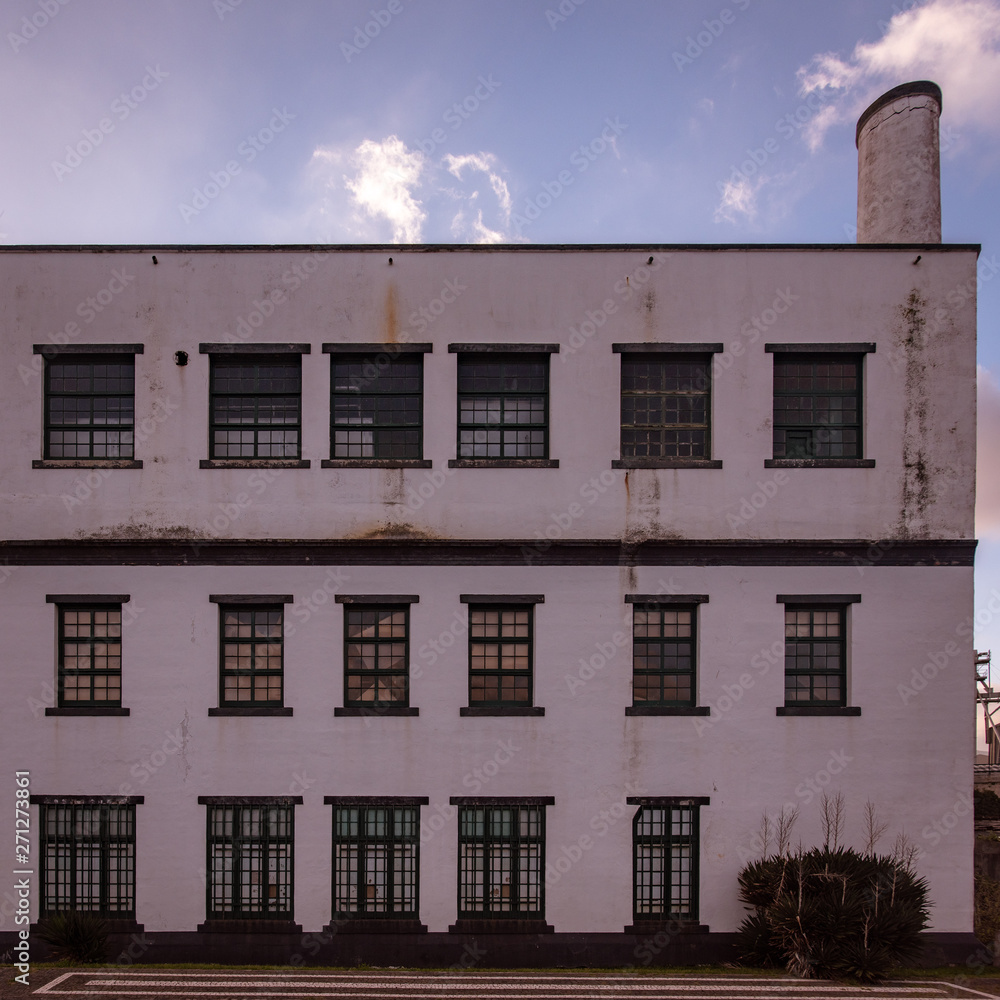 Empty Warehouse in Sao Miguel Island, Azores, Portugal