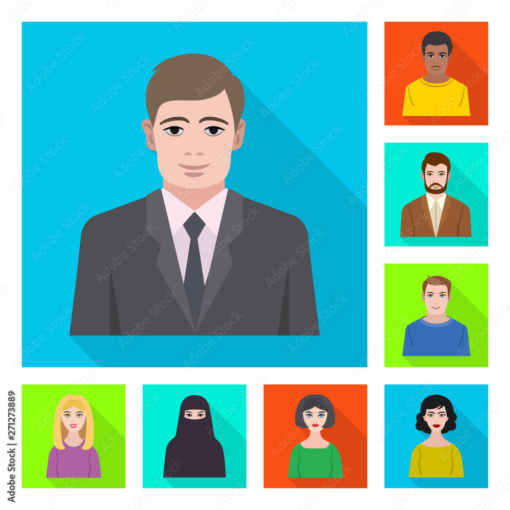Vector illustration of profile and portrait icon. Collection of profile and profession stock vector illustration. Vector illustration of profile and portrait icon. Collection of profile and profession stock vector illustration.