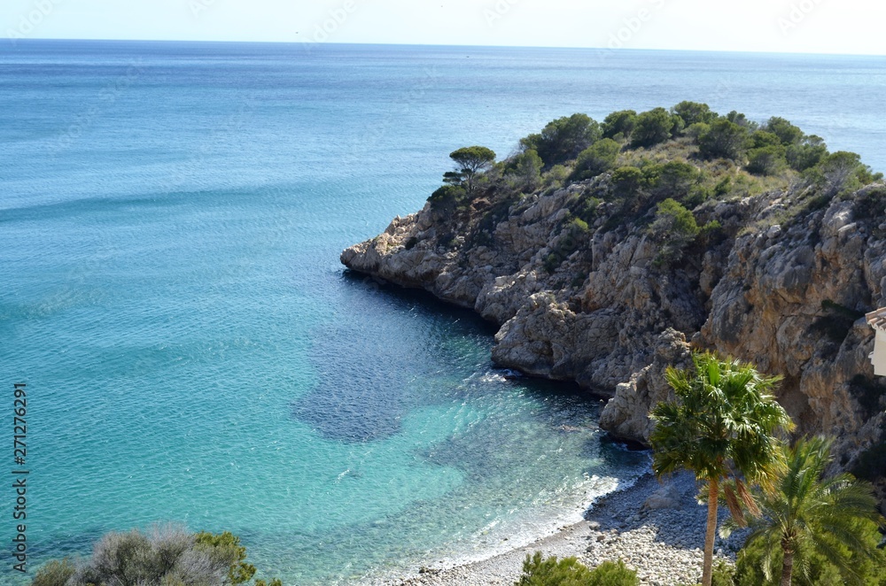 Obraz premium a small bay with beach in southern spain