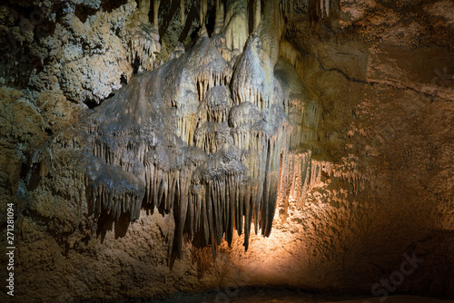 inside Lipa Cave near Cetinje in Montenegro