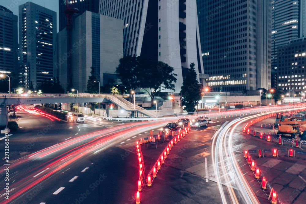 Tokyo's night cityscape at Shinjuku, one of the most busiest area in Tokyo. Tokyo's night cityscape at Shinjuku, one of the most busiest area in Tokyo.