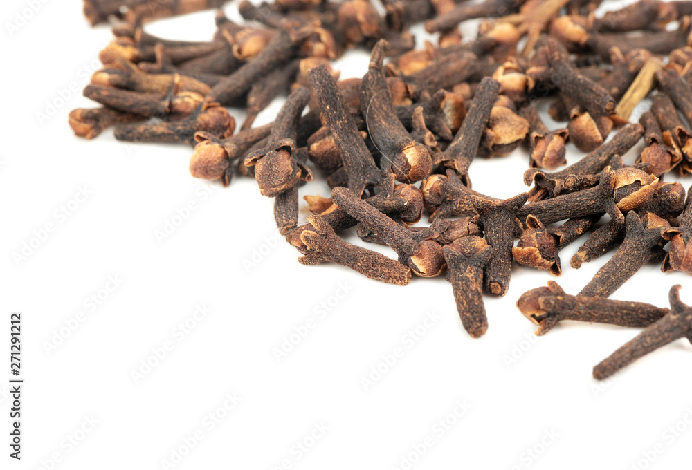 Dry cloves isolated Dry cloves isolated