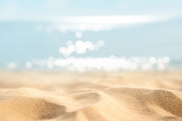 Leinwandbilder Dünen Tropischer Sandstrand im Sommerlicht  © oatawa