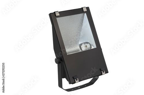 Flood light on white background,Halogen lights