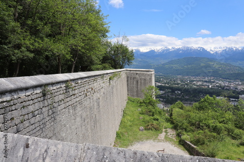 Le Fort de la Bastille dans la ville de Grenoble, fort militaire construit au XIX ème siècle, Drhone alpes, département de l'Isère, France