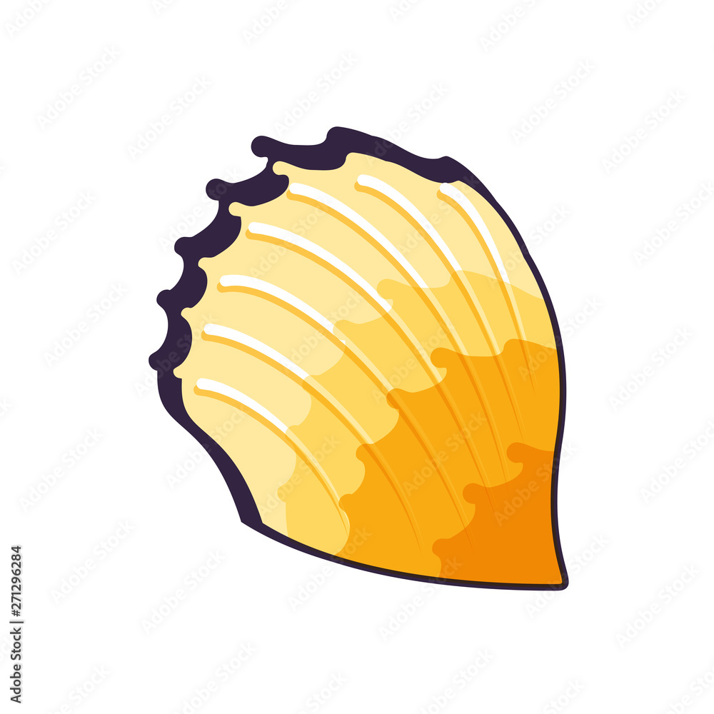 seashell marine animal isolated icon seashell marine animal isolated icon