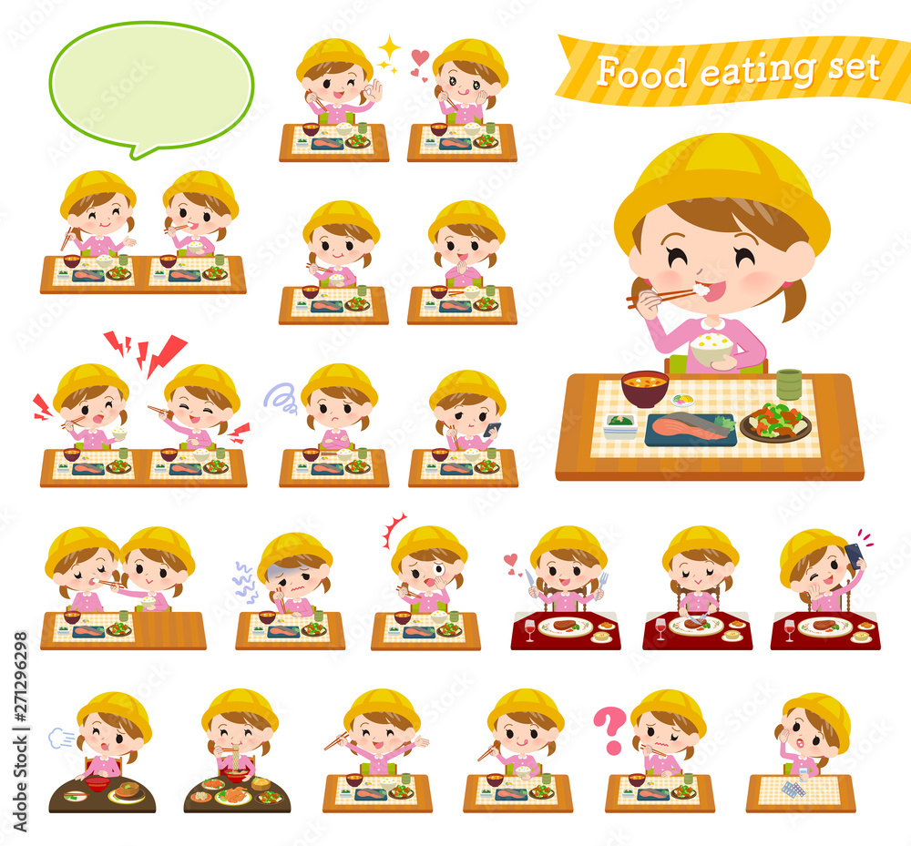 Nursery school girl_Meal