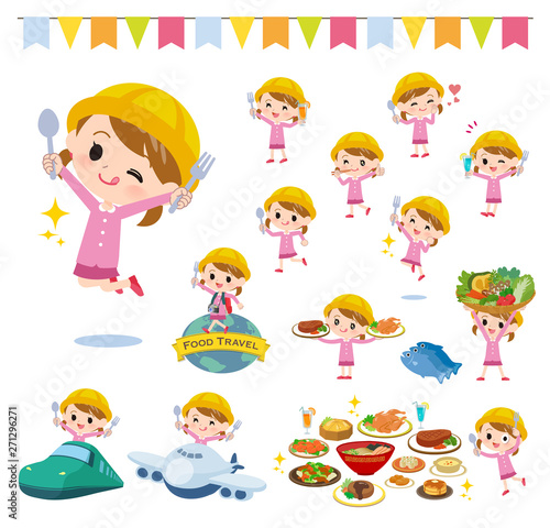 Nursery school girl_food festival