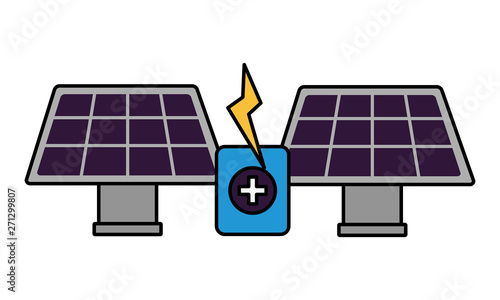 solar panels energy battery charge