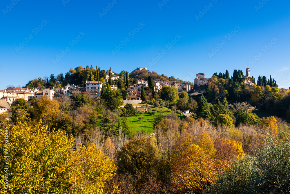 The town of Asolo in Italy