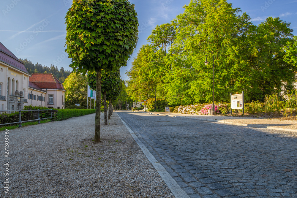 Naklejka premium Stadtzentrum Bad Elster