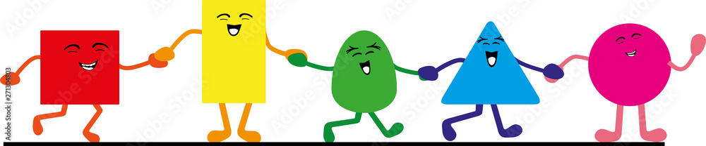 SILHOUETTES GEOMETRIQUES