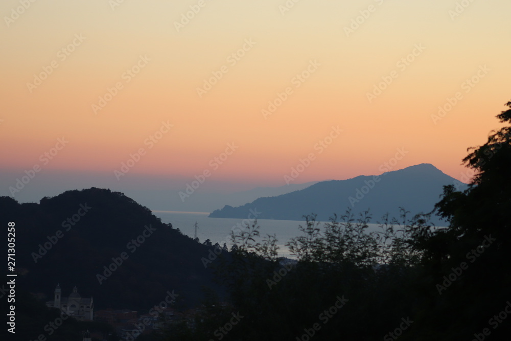 sunset in mountain sunset in mountain