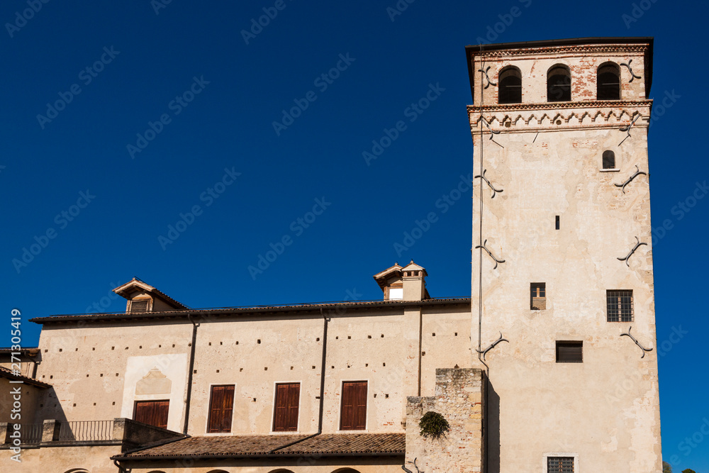 The town of Asolo in Italy / Cornaro castle