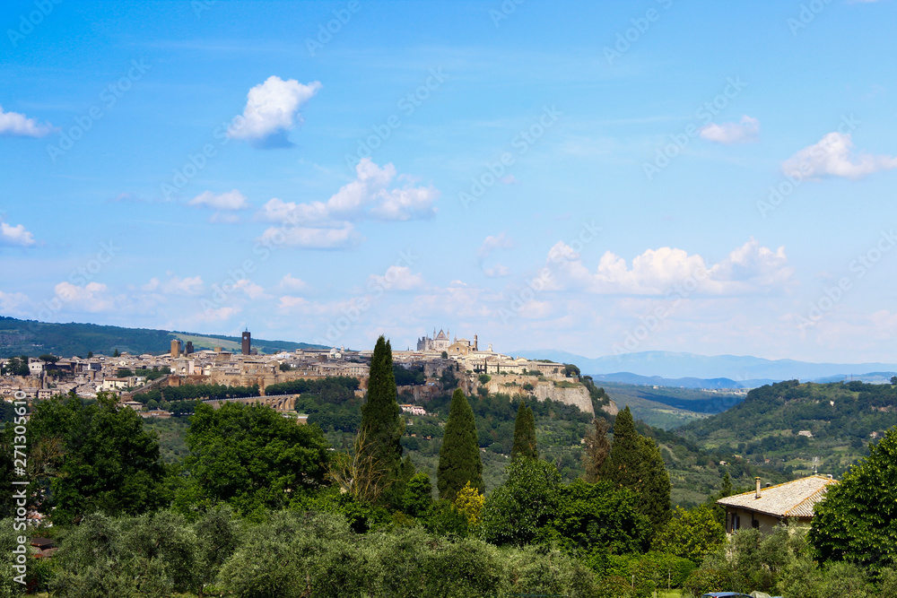 Orvieto view in a summer day, Umbria, Italia