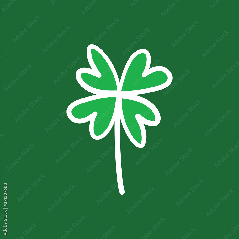 Good luck hand drawn shamrock. Lucky charm doodle. Good luck hand drawn shamrock. Lucky charm doodle.