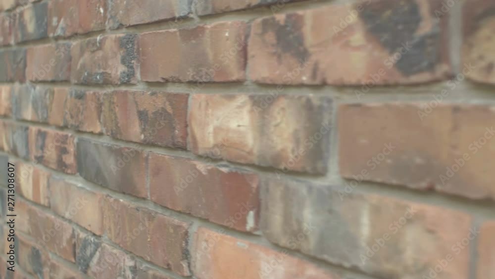 nred stone brick wall, perspective view, stone texture, slow motion nred stone brick wall, perspective view, stone texture, slow motion