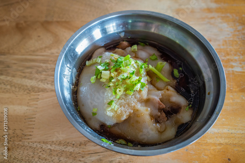 A Bowl of Delicious Taiwanese Pork Street Food photo