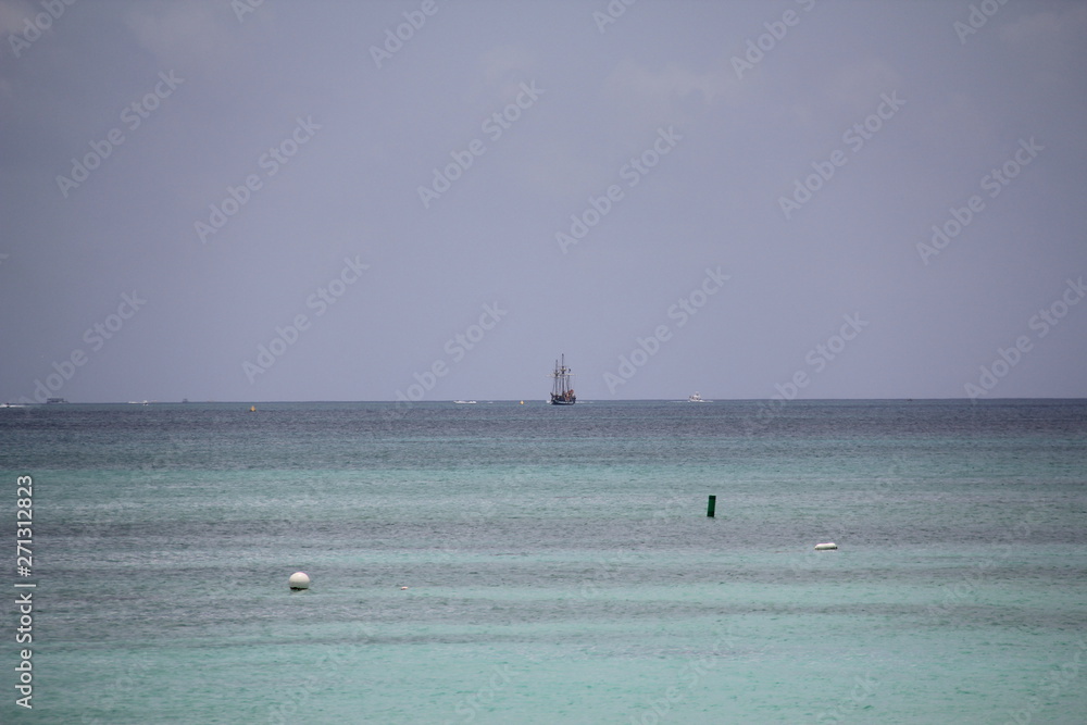 Fototapeta premium carribean island grand cayman summer beach