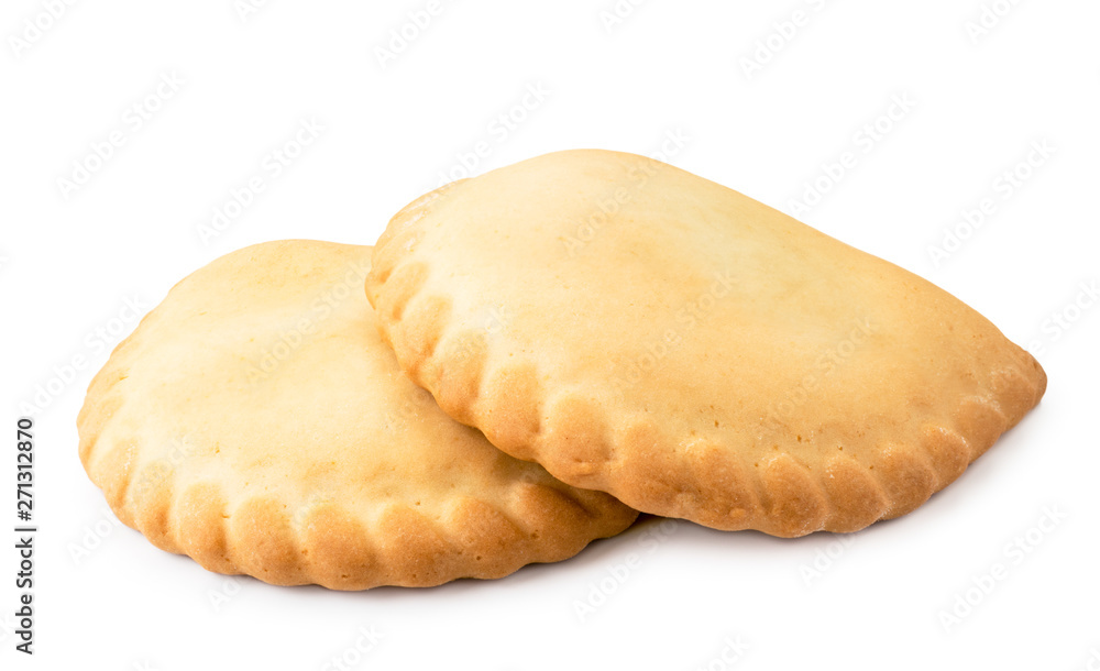 Two cookie sochnik closeup on a white. Isolated Two cookie sochnik closeup on a white. Isolated
