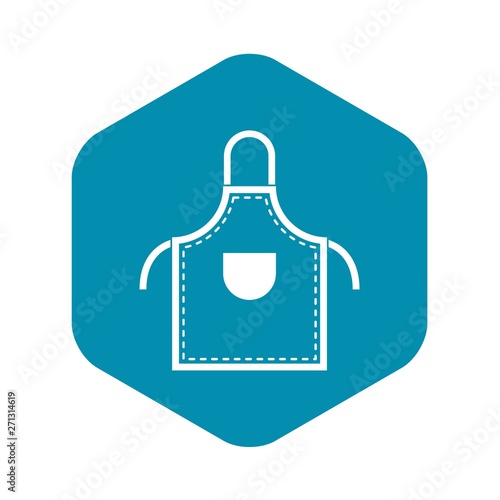 Welding apron icon in simple style isolated vector illustration