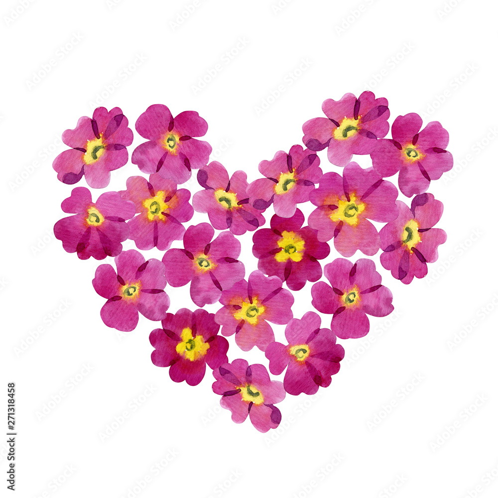 flowers heart